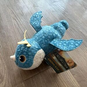 How to Train Your Dragon Gronckle Plush Blue Dragon Stuffed Animal Movie Toy